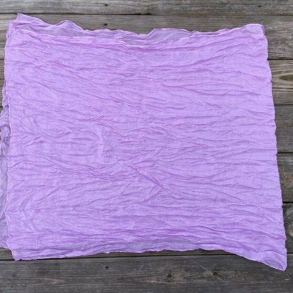 Women Scarf Light Purple Neck Band Fashion Scarf Long Scarf 60X30 inches - Picture 4 of 8